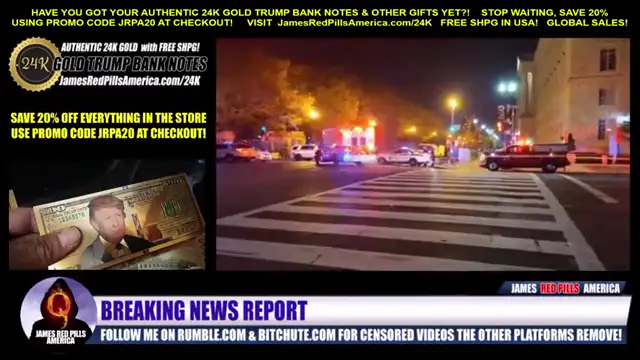BREAKING VIDEO FOOTAGE! Live Streaming Patriot Reports Attempted White House Domestic Terror Attack!