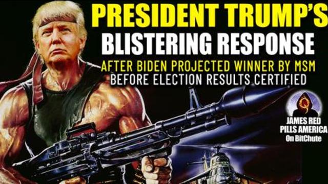 Boom! President Trump's Blistering Statement After Biden Projected Winner by Fake News Media Before