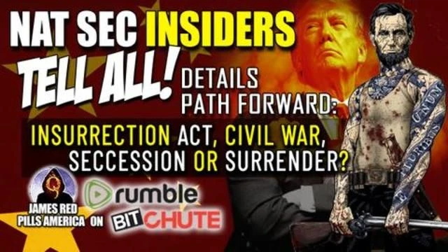 BOMBSHELL Interview Lays Out Path Forward: Insurrection Act, Civil War, Succession or Surrender?!