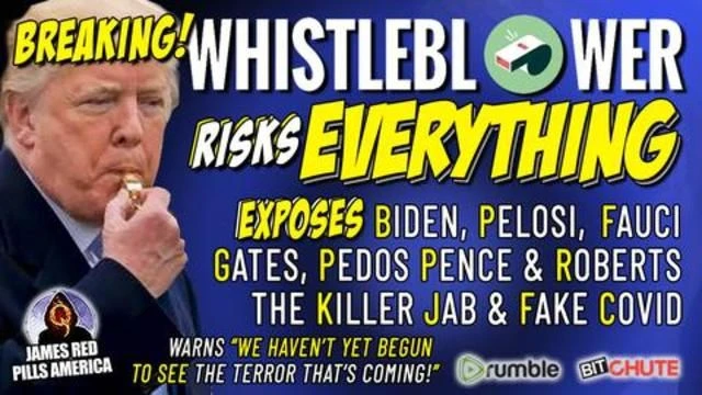 BREAKING! WHISTLEBLOWER Risks It ALL To Expose Biden, Pelosi, Pedo Pence, Gates, Killer Jab & More!