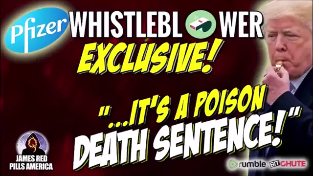 Exclusive! PHIZER WHISTLEBLOWER BOMBSHELL: An EVIL AGENDA, Designed To Poison, Harm & Kill!