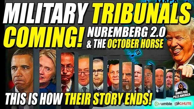 MILITARY TRIBUNALS COMING! Nuremberg 2.0 & 'The October Horse' - THIS Is How Their Story Ends!
