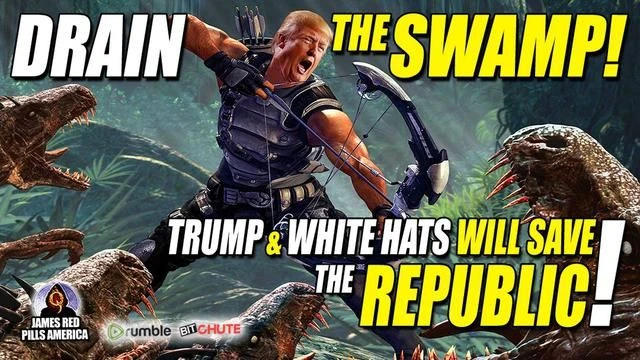 Drain The Damn Swamp! President Trump & Military White Hats Will Save Our Republic! NESARA / GESARA!