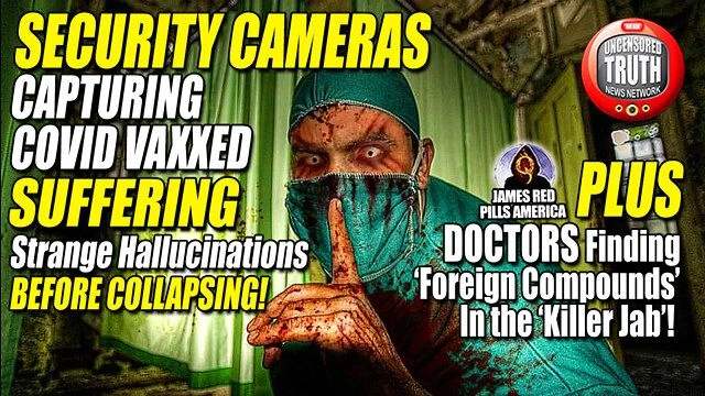 BREAKING! Security Cameras Capturing COVID VAXXED Suffering Strange Hallucinations Before Collapsing