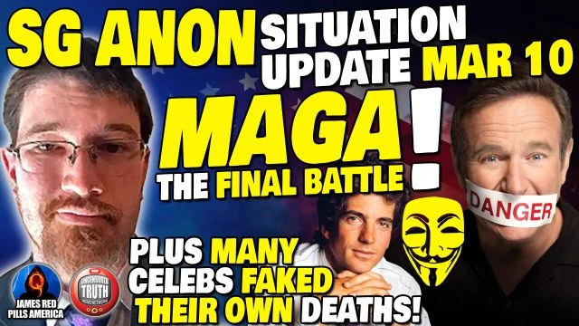 SG Anon HUGE Intel Drop 3/10! GET READY! DOWN THEY GO! ''MAGA, The FINAL BATTLE!'' Many Faked Deaths!