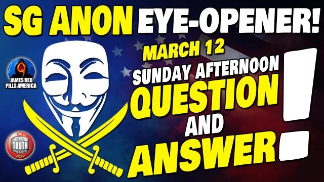 SG ANON SUNDAY LIVE Q&A! Tribunals, White Hat Ops, NESARA, Suppressed Tech, Fake Joe & More!